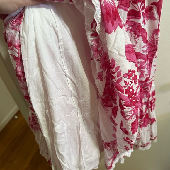 Per Una Marks & Spencer Pink Floral Sundress – Size 18 Regular - Picture 12 of 13